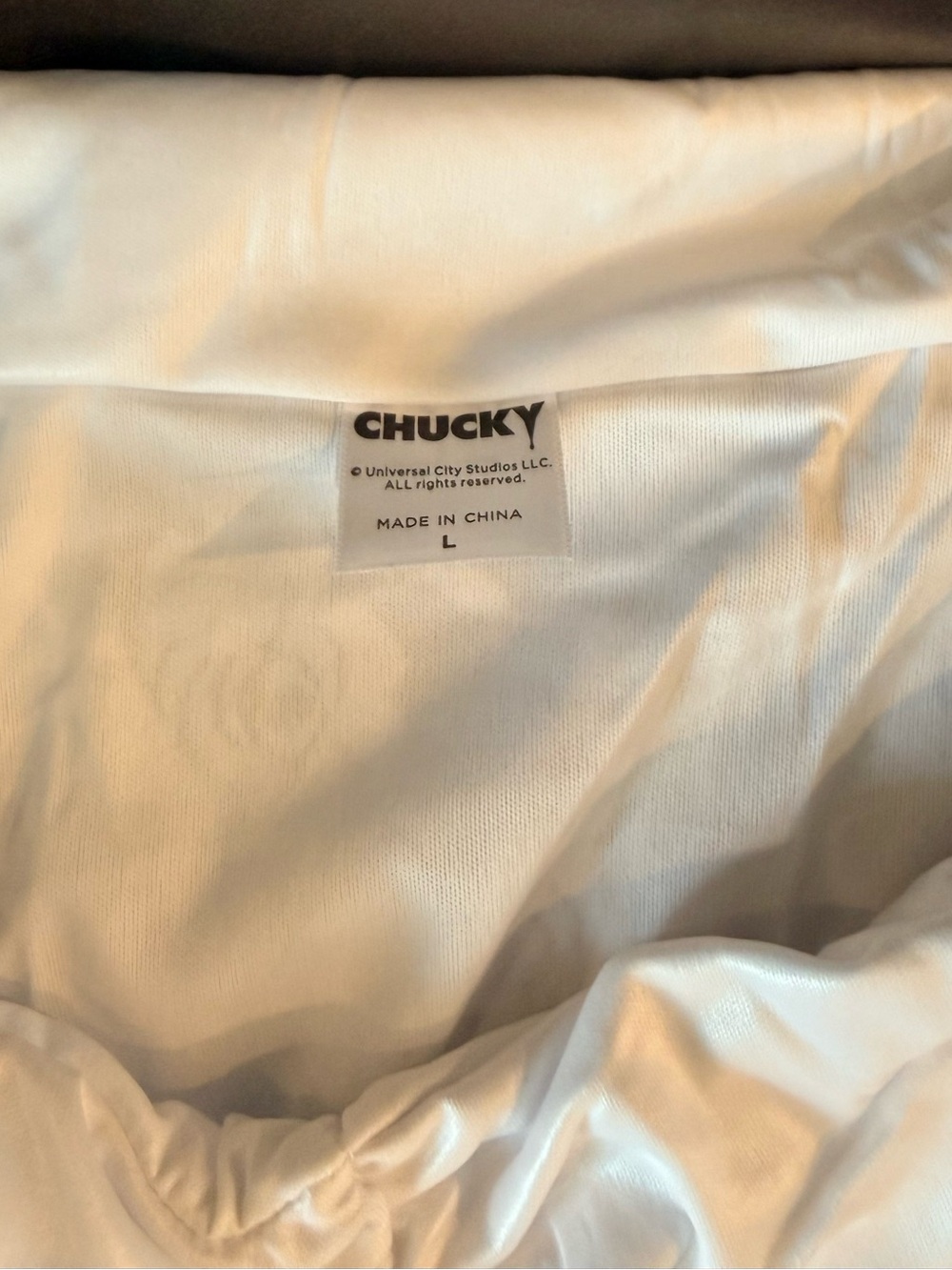 Chucky’s Bride -Tiffany Adult Large Costume - White Dress with Black Jacket - Picture 4 of 6